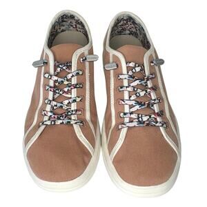 Hey Dude Karina Joy Slip On Sneakers Shoes Women's 9 | Peach | Classic Comfort